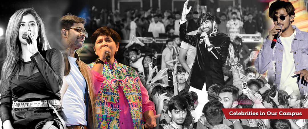 Celebrities at KES' Shroff College's Campus